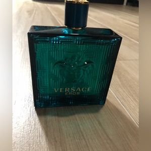 Versace 'EROS' 6.7 fl oz (200ml) sprayed twice almost unused, big bottle, no box